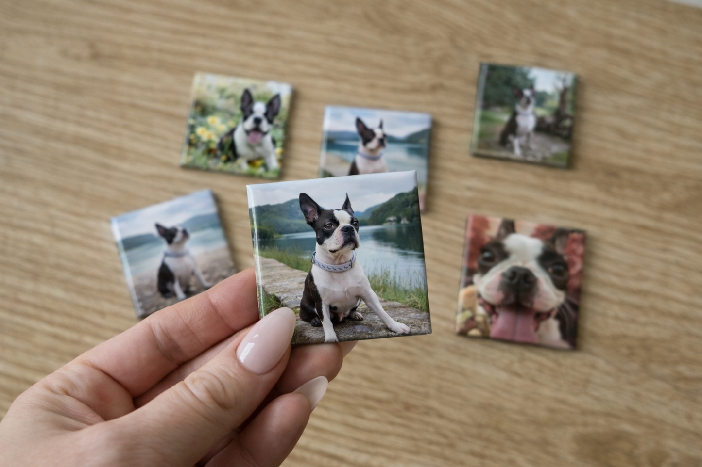 Custom Photo Magnets — Personalised Gift Set of 9